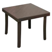 Antrasit Side bord NARDI "Rodi" (46x49cm Højde 40cm) Plast
