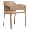Bred stol fåes i Antrasit eller Hvid eller Taupe ”NET comfort” (144B+145A+145B)