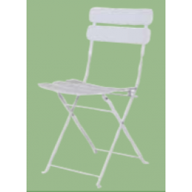 STÅL-Klap-stol Hvid ”Esino” (108A)