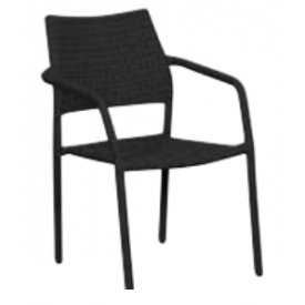 Stabelbar stol Sort ”Lucca” (139B)