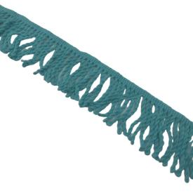 Frynser TURKIS, BOMULD (6,5cm) Pr. metter