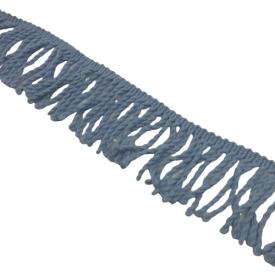 Frynser LYS BLÅ, BOMULD (6,5cm) Pr. metter