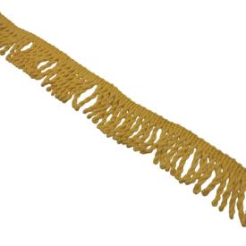 Frynser Gul, BOMULD (5,5cm) Pr. metter