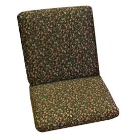 Børne stol Havehynde 30x28/30 cm. = Brun små blomstret, BOMULD (Dess. 112)