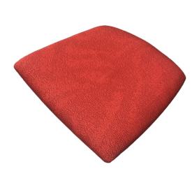 43 x 43 cm Træ-Sæde - Havehynde =  Rød, Lucy løst POLYESTER (Dess. 1316)