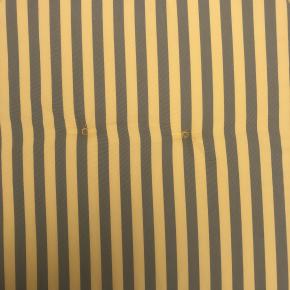 Dess. 1602 Olivengrøn & Gul 1,5 cm. Stribet, POLYESTER