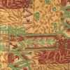 50 x 25 cm Arm pude - Havehynde = Abstrakt Gyldne Farver, BOMULD (Dess. 20+20)
