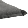 50 x 48 / 75 cm Højryg pos. stol hynde - Havehynde = Antrasit, POLYESTER (Dess. 2180)