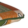 45 x 115 / 78 cm Deckstol + Narkepude- Havehynde = Fantasi i varm Brun og Grøn, BOMULD (Dess. 26+26)
