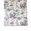 60 x 125 / 75 cm Solvogn - Havehynde = Lysebeige, med Lilla og Turkise blømster, SPUNRAYN (Dess. 369)