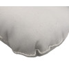 40 x 20 cm Nakkepude - Havehynde = Hvid - med nist, BOMULD+POLYESTER (Dess. 373)