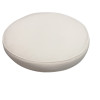 40 cm Ø Rund Hastrup sæde hynde - Havehynde = Hvid - med nist, BOMULD + POLYESTER (Dess. 373)