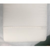60 x 125 / 75 cm Solvogn - Havehynde = Hvid - med nist, BOMULD+POLYESTER (Dess. 373)