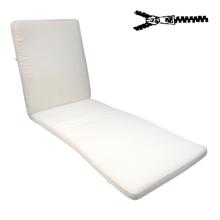 60 x 125 / 75 cm Solvogn - Havehynde = Hvid - med nist, BOMULD+POLYESTER (Dess. 373)
