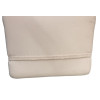 50 x 40 + 48 / 80 cm Relax Hvilestol med Lomme - Havehynde = Hvid - med nist, BOMULD+POLYESTER (Dess. 373)