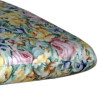 50 x 48 / 75 cm Højryg pos. stol hynde - Havehynde = Pastel farvede Blomster og blade, BOMULD+POLYESTER (Dess. 379)