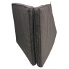 60 x 125 / 75 cm Solvogn - Havehynde = Grå Ensfarvet, POLYESTER (Dess. 4285)