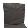 60 x 125 / 75 cm Solvogn - Havehynde = Grå Ensfarvet, POLYESTER (Dess. 4285)