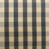 44 x 38 / 60 cm Teak = Java - Havehynde = Grå og Beige ternet med rød og gul streg, DRALON (Dess. 520)