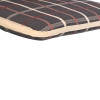45 x 40 / 45 cm Mellem ryg - Havehynde = Antrasit ternet med beige og brun streg, DRALON (Dess. 521)