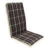 48x44/64 cm ALU Effel - Havehynde = Antrasit ternet med beige og brun streg, DRALON (Dess. 521)