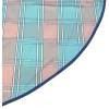 Oval bordug 140x250 cm = Lyserød & Turkis Terner, DRALON (Dess. 533)