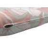 40 x 20 cm Nakkepude - Havehynde = Pistache Rosa blomster med blade, JACQUARD-VÆVET DRALON (Dess. 536)