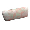 50 x 25 cm Arm pude - Havehynde = Pistache Rosa blomster med blade, JACQUARD-VÆVET DRALON (Dess. 536)