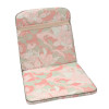48 x 44 / 50 cm Teak + Resin - Havehynde = Pistache Rosa blomster med blade, JACQUARD-VÆVET DRALON (Dess. 536) 2 Stk