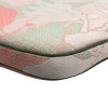 48 x 44 / 50 cm Teak + Resin - Havehynde = Pistache Rosa blomster med blade, JACQUARD-VÆVET DRALON (Dess. 536) 2 Stk