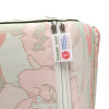 48 x 44 / 50 cm Teak + Resin - Havehynde = Pistache Rosa blomster med blade, JACQUARD-VÆVET DRALON (Dess. 536) 2 Stk