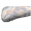 50 x 25 cm Arm pude - Havehynde = Blå blomster med blade, JACQUARD-VÆVET DRALON (Dess. 538)