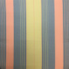 50 x 48 / 52 cm Lav rygget hynde - Havehynde = Gul - orange og grå i strib (Dess. 553)