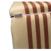 53 x 43 + 48 / 85 cm Relax Homa + KWA med Lomme - Havehynde = Tegl + Lysstribet, DRALON (Dess. 554)