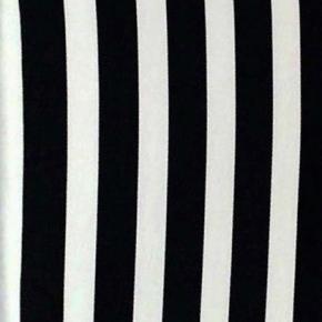 Dess. 556 Sort/Hvid 5 cm blokstriber, DRALON