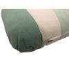 50 x 25 cm Arm pude - Havehynde = Grøn og Beige striber, DRALON (Dess. 558)