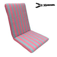 53 x 48 / 64 cm Mellem B.K.S. - Havehynde = Pink og Lysegrøn 3,7 cm blok striber - DRALON (Dess. 559)