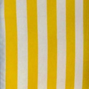 Dess. 567 Gul og Hvid 5 cm blokstriber, DRALON