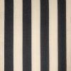 53 x 48 / 64 cm Mellem B.K.S. - Havehynde = Blå og Hvid 5,8 cm blok striber - DRALON (Dess. 574)