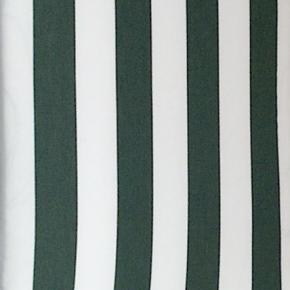 Dess. 576 Gl. Jagt-Grøn og Hvid 5,8 cm blok striber, DRALON