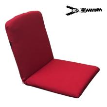47 x 45 / 49 cm SMAL Lav rygget hynde - Havehynde = Bordeaux Ensfarvet, DRALON (Dess. 585)