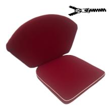 47 x 44 + 78 / 42 cm Elegance Stol Ryg+Sæde SÆT- Havehynde = Bordeaux Ensfarvet, DRALON (Dess. 585)