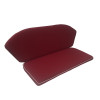 131 / 42 + 100 x 44 cm Elegance Sofa Ryg+Sæde SÆT - Havehynde = Bordeaux Ensfarvet, DRALON (Dess. 585)