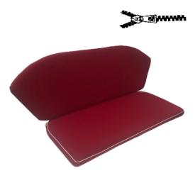 131 / 42 + 100 x 44 cm Elegance Sofa Ryg+Sæde SÆT - Havehynde = Bordeaux Ensfarvet, DRALON (Dess. 585)