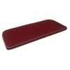 131 / 42 + 100 x 44 cm Elegance Sofa Ryg+Sæde SÆT - Havehynde = Bordeaux Ensfarvet, DRALON (Dess. 585)