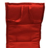 60 x 125 / 75 cm Solvogn - Havehynde = Rød Ensfarvet struktur, GLAT POLYESTER (Dess. 5892)