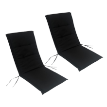 50 x 48 / 64 cm Mellem Elipse hynde - Havehynde = Sort, POLYESTER (Dess. 5899) 2 stk