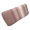 50 x 25 cm Arm pude - Havehynde = Brun og Beige samt lilla med lila højde, DRALON (Dess. 593)