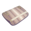 50 x 37 cm Fod til relax 40 - Havehynde = Brun og Beige samt lilla med lila højde, DRALON (Dess. 593)