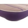 50 x 37 cm Fod til relax 40 - Havehynde = Brun og Beige samt lilla med lila højde, DRALON (Dess. 593)